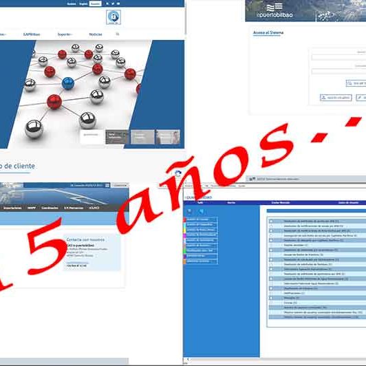 La plataforma telemática e-puertobilbao cumple 15 años La plataforma telemática e-puertobilbao cumple 15 años