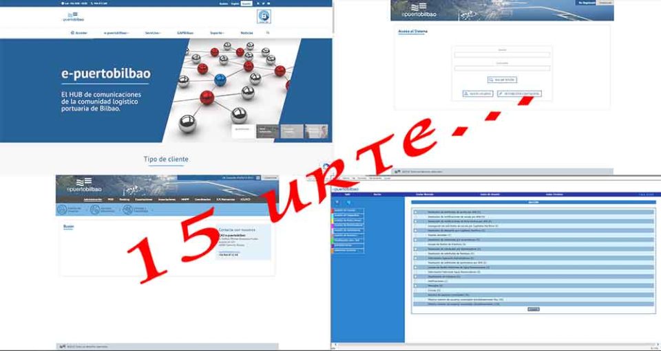e-puertobilbao plataforma telematikoak 15 urte bete ditu e-puertobilbao plataforma telematikoak 15 urte bete ditu