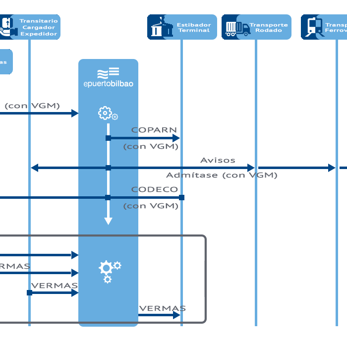 Esquemas Servicio de comunicación del VGM (VERMAS)